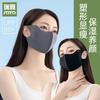 "Hyaluronic Acid 3D Eye Protection Sunscreen Mask for Women – Anti-UV, Ice Silk, Summer Shade"