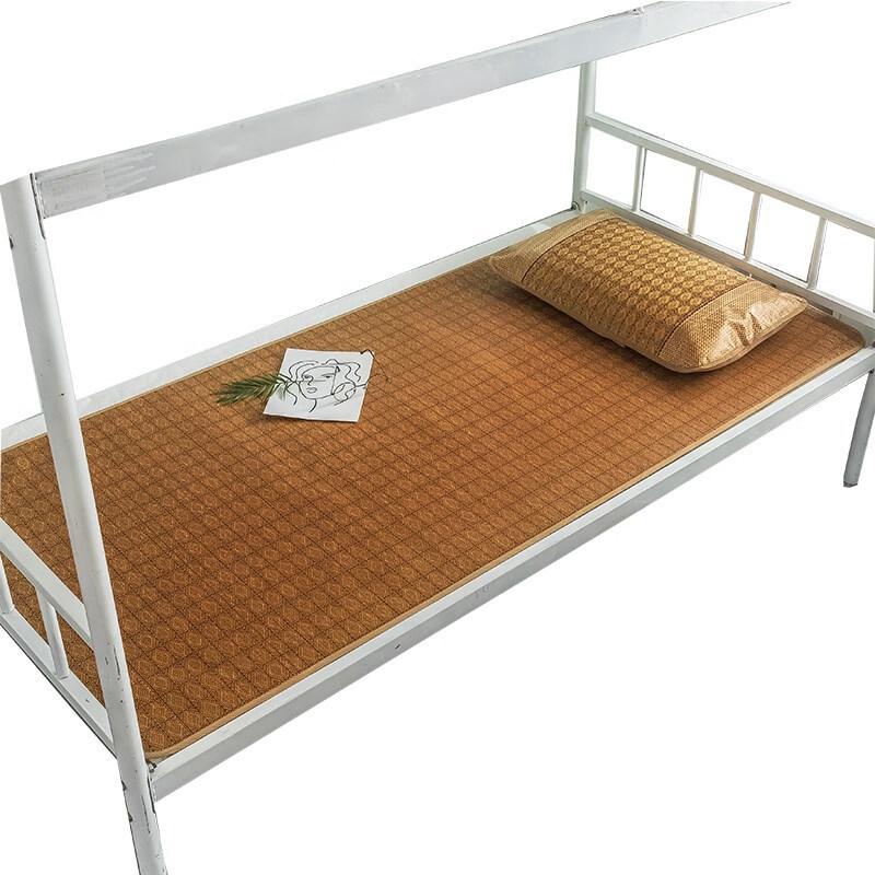 Foldable Rattan Cooling Mat with Pillowcase
