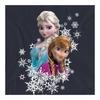 Frozen Womens/Ladies Anna And Elsa Snowflake Portrait T-Shirt