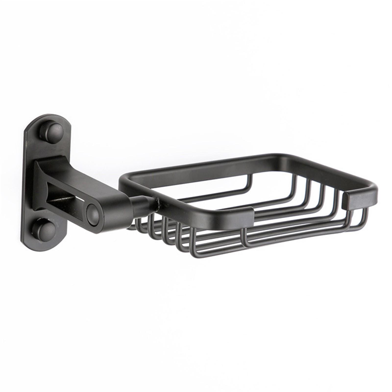 

Сантехника для ванной комнаты, настенная фурнитура для кухни и ванной комнаты, сетка для мыла, подставка для мыла, алюминий, черный One Size