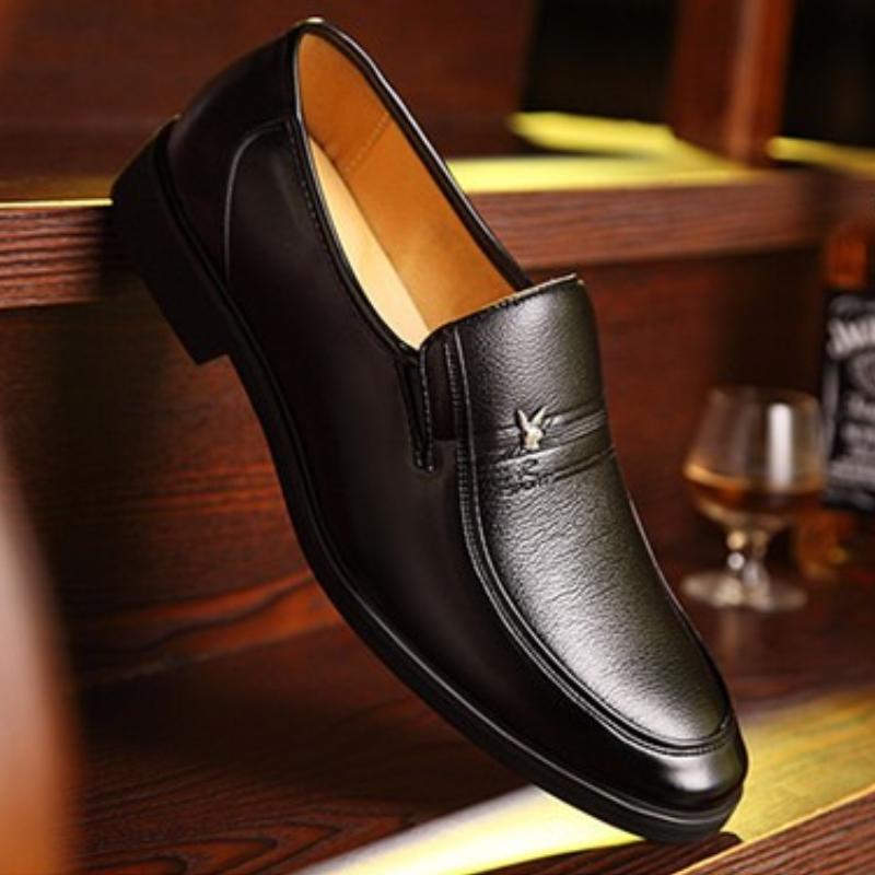 Luxury Men's Formal Leather Shoes Fashion Designer Business Casual Shoes Comfortable Breathable Slip-On Loafers Plus Size 38-45