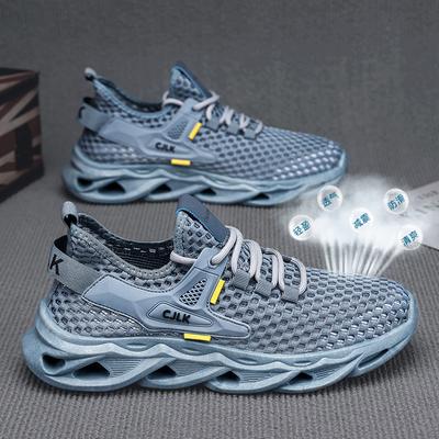 Neue Outdoor-Mode Dämpfende Laufschuhe Herren Atmungsaktive Mesh-Schuhe Leichte Vielseitige Sportschuhe
