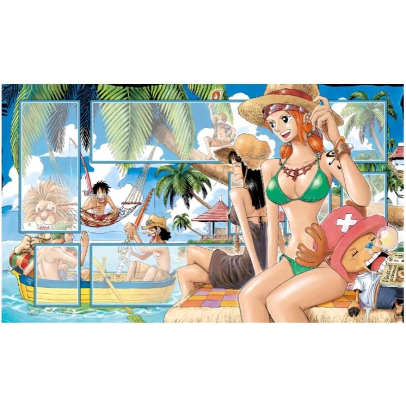 One Piece Posádka Kapela Podložka na hraní Voděodolná Protiskluzová TCG Stolní podložka pro karetní hry