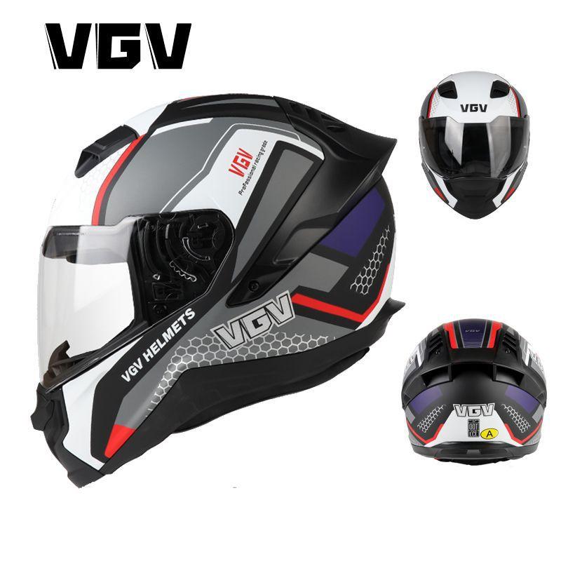 Full Face Motorcycle Helmet With Bluetooth Headset Ventilated DOT ECE Certified Adult Gear Street Touring