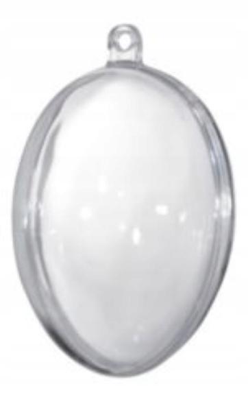 Acrylic Egg 10cm 5 Pcs 1 Pack