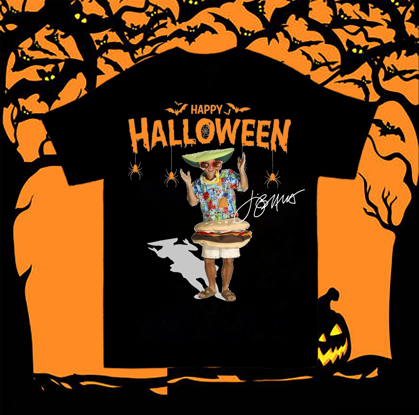 Rare Jimmy Buffett Happy Halloween Gift For Family S-2345XL Unisex T-shirt XL