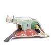 Star Wars Micro Galaxy Squadrons Boba Fett's Starship (Ep 5) - 7-inch Vehicle with Flight Display Stand and Three 1-inch Microfigure Accessories