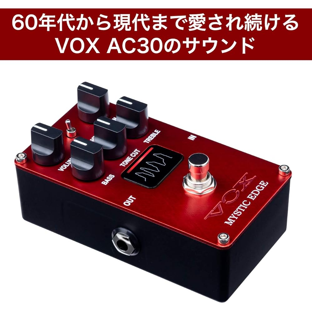 VOX Electric Guitar Compact Effector MYSTIC EDGE VE-ME Mystic Edge Vacuum Tube with Nutube VOX AC30