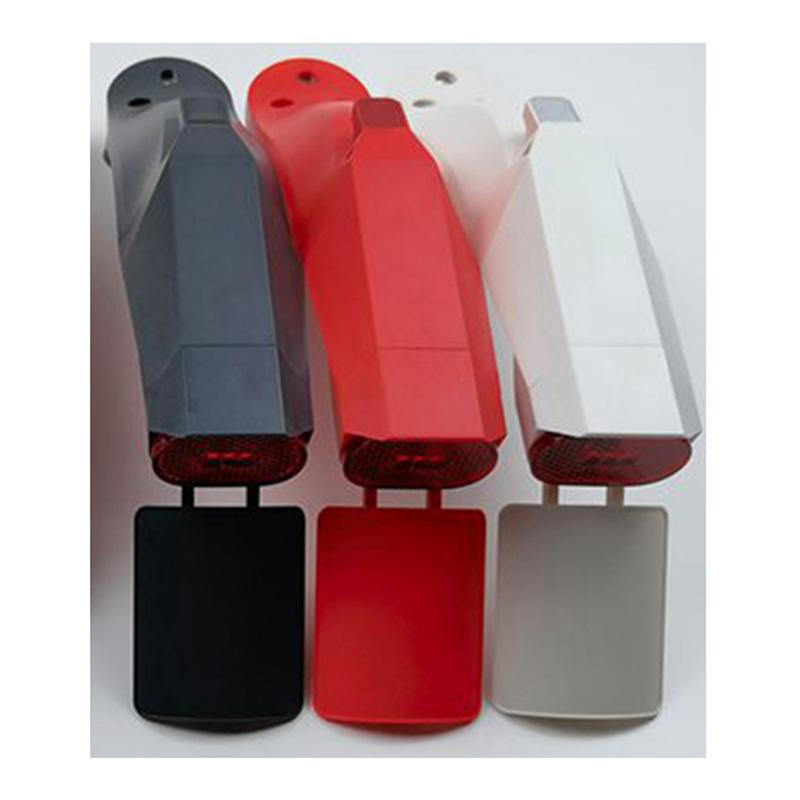 NOVÉ-Blatníky na koloběžku Zadní blatník Sada zadního světla S klopnou na SPZ Pro elektrické koloběžky Xiaomi, M365/PRO, Červená Snadná instalace