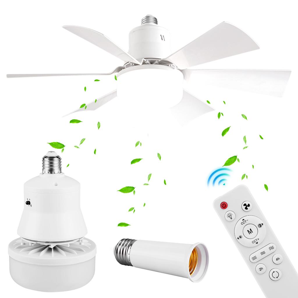 Modern Ceiling Fan Light With Remote Control with Extender & 6 Blades Hanging Fans Chandelier Electric Fan for Home
