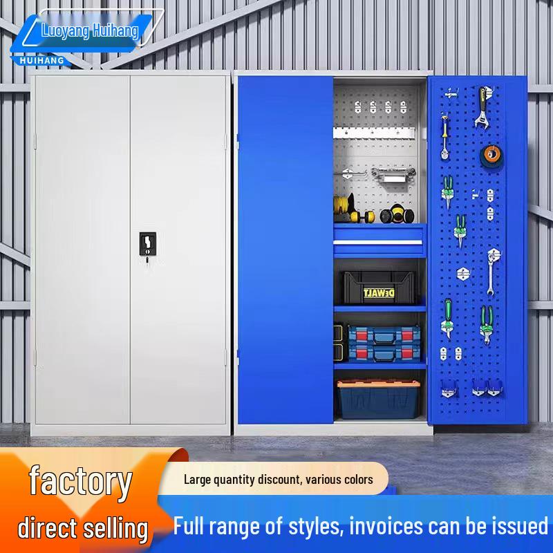 Heavy Duty Double Door Tool Storage Cabinet for Auto Repair Shop