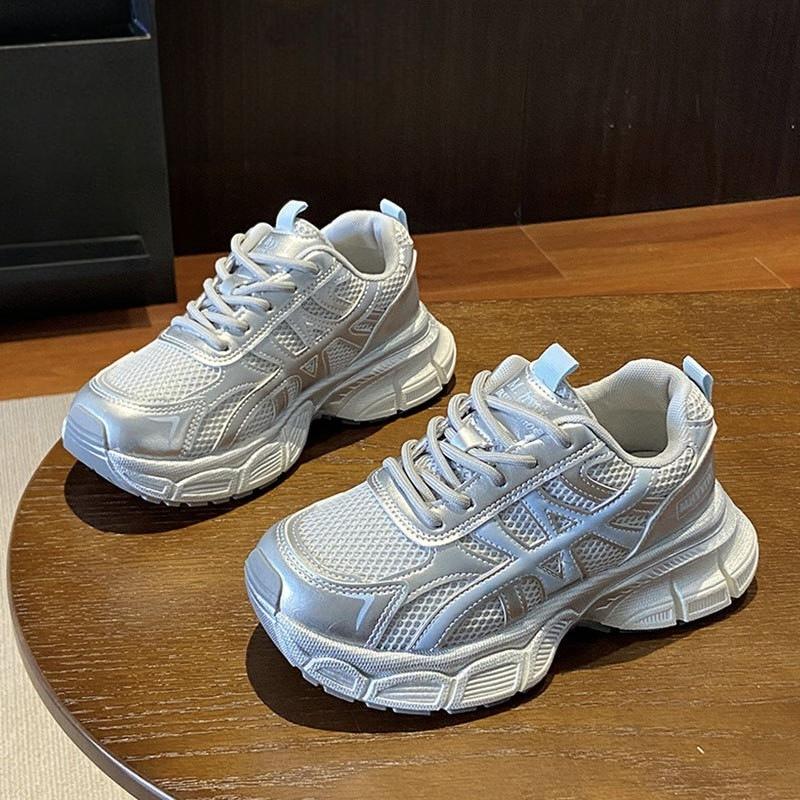 New Breathable Dad Shoes for Summer Versatile Thick-soled Height-increasing Casual Sports Shoes