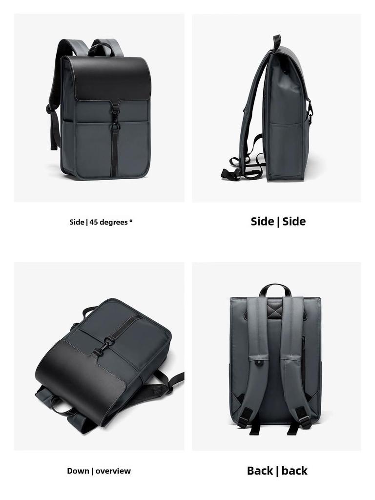 2024 Unisex Fashionable High-End Business Laptop Backpack - Trendy, Simple, Large Capacity