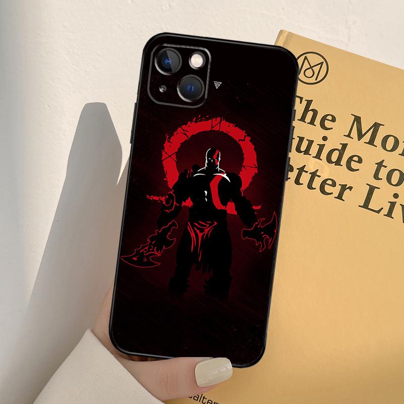 God of War Case For iPhone 16 15 14 Pro Max Plus 13 Pro Max 11 12 Mini Cover Coque