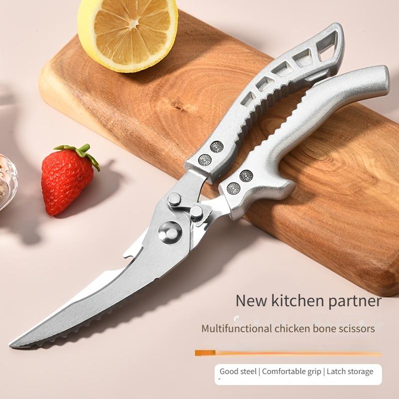Heavy Duty Kitchen Scissors Meat Fruit Boning Fishing Hunting Camping Professional Stainless Steel Chicken Bone Kitchen Shears