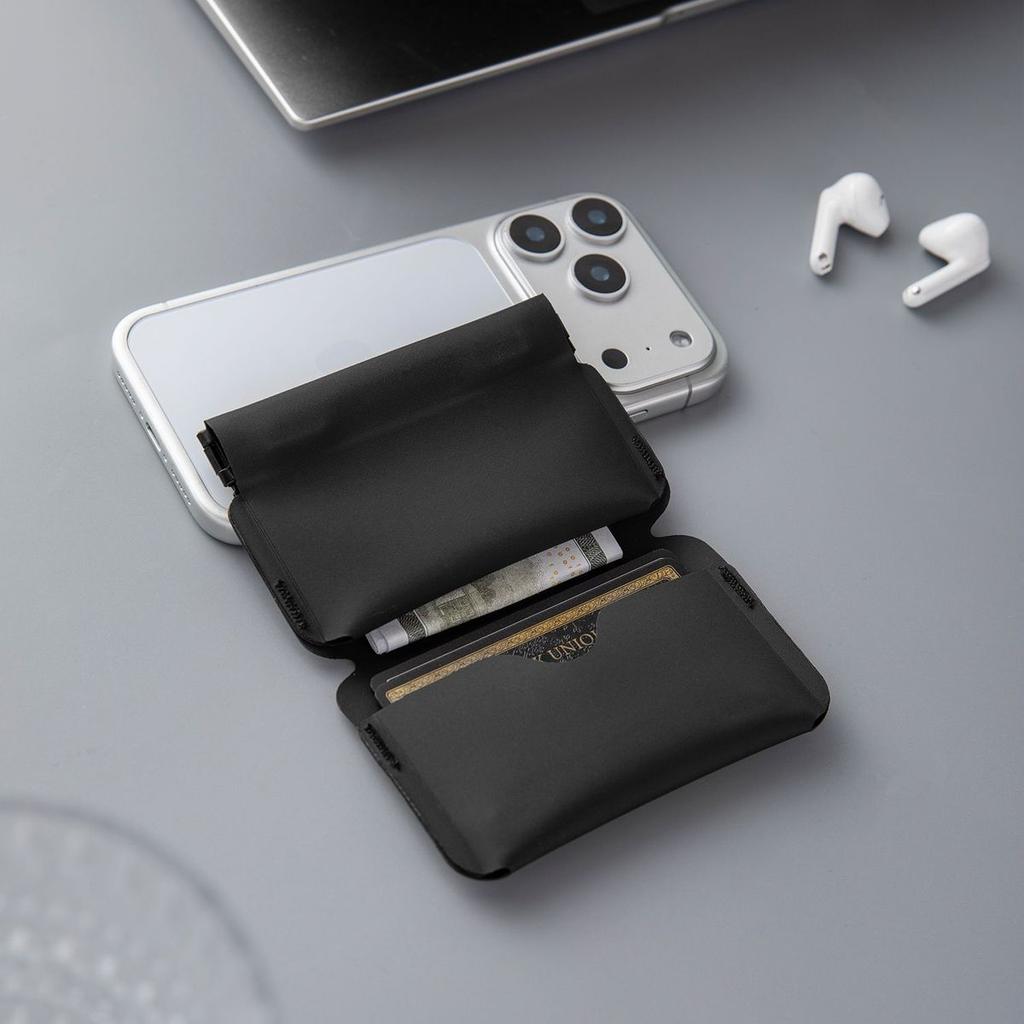 New Mini Card Bag Folding Wallet Portable Magnetic Change Bag Business Card Holder Simple Business Bank Card Bag