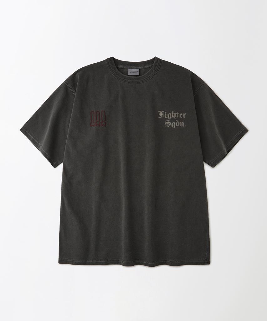 OUTSTANDING Mil Series Tee(Fighter Sqdn)_Pigment Charcoal