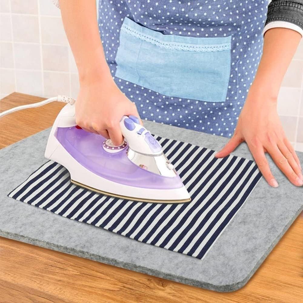 Multi Size Wool Felt Ironing Mat Thick Design Clothes Protector Board  Traveling Use