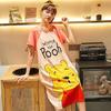 Women's Cute Summer Cartoon Pajamas: Loose Nightgown Homewear