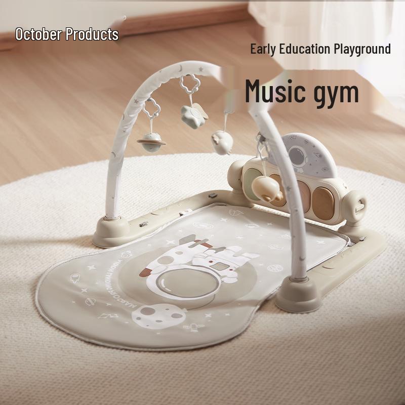 

October Mom Newborn Baby Piano Gym: Educational Pedal Piano Toy for Ages 0-3
