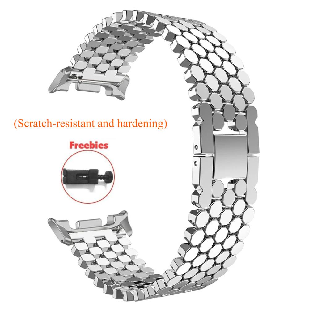 Stainless Steel Strap For Samsung Galaxy Watch 8 Classic 46mm 40mm 44mm Metal Watchband Bracelet Correa For Galaxy Ultra 2025 Watch 7/6/5/4 Band
