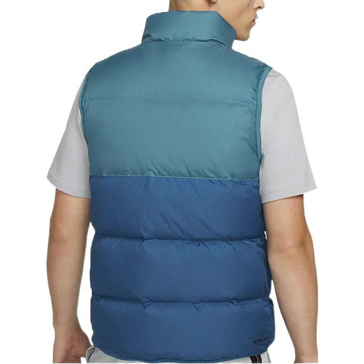 Nike Down Vests Men's Blue Stand Collar Moderate Other DD6818-415