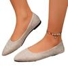 Large size autumn new pointed head shallow mouth comfortable low heel women's fashion casual shoes