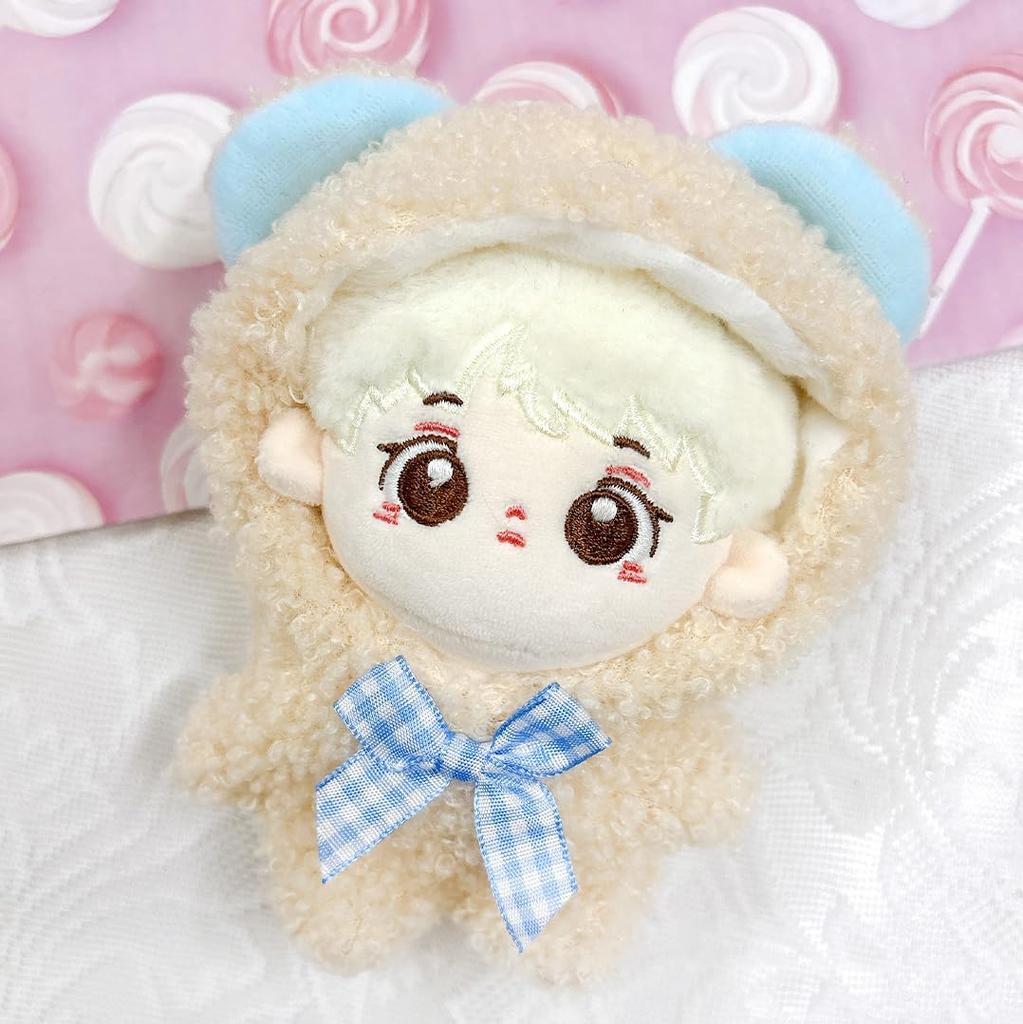 Beige Cotton Kigurumi Plush Doll Clothes (for 10cm Plush Toys) by G.triger, Suitable for Oshi-Nui (Pre-owned)