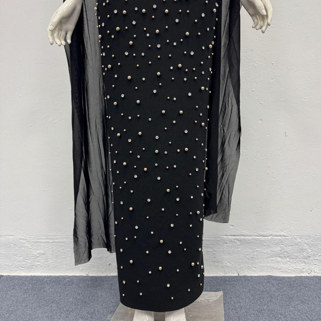 Elegantes europäisches & amerikanisches trägerloses Abendkleid mit Strasskristallen