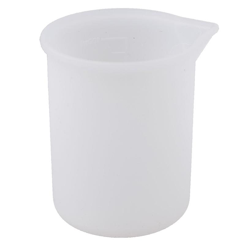 2 stk Silikon 100 ml Målebeger For Smykker Vekt Resin Lim Former