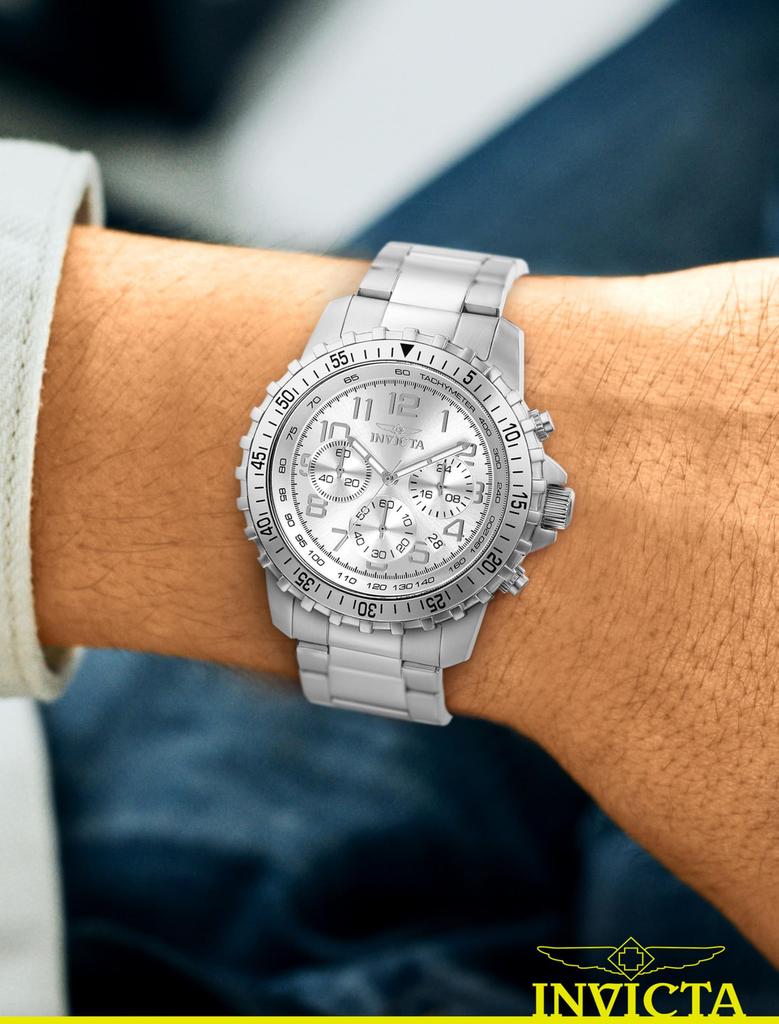 INVICTA Specialty Quartz 45mm Silver Stainless Steel Silver Model Men's Watch