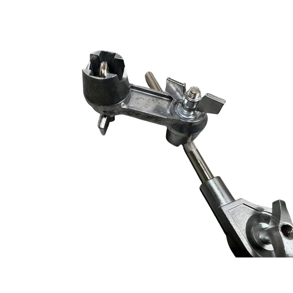 Small Extension Clamp for Drum Rack: Metal Knob with Cymbal Mounting Rod