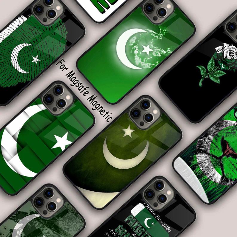 Pakistan Flag Banner Magnetic Phone Case For APPLE iPhone 17 Air 16 14 13 12 Pro Max 15 Plus Wireless Charge With MagSafe Cover