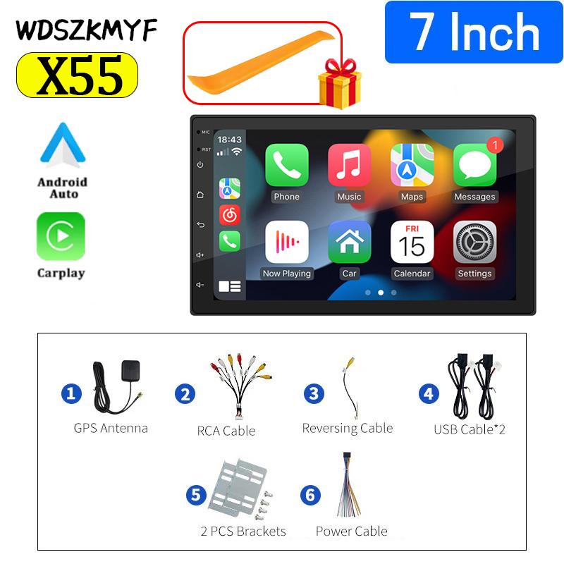 Android 13 Car Radio 7/9/10Inch Wireless Carplay Android Auto 2 Din1 Stereo Receiver Video Player Car Multimedia Car accessory