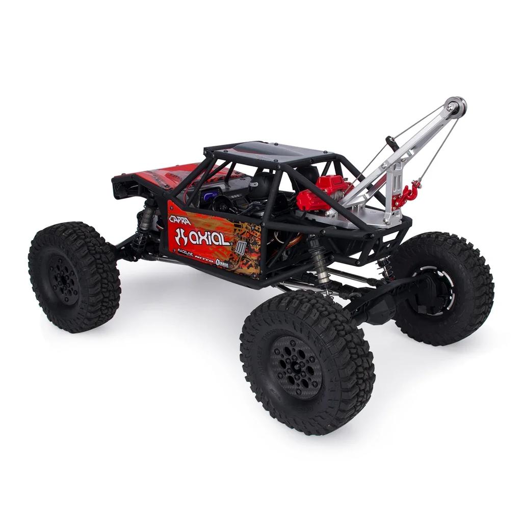 CNC Aluminium RC Wrecker Tow Truck Crane Arm Kit Simulation for 1/10 Car Crawler Axial Capra 1.9UTB Trail Buggy Upgrade Parts