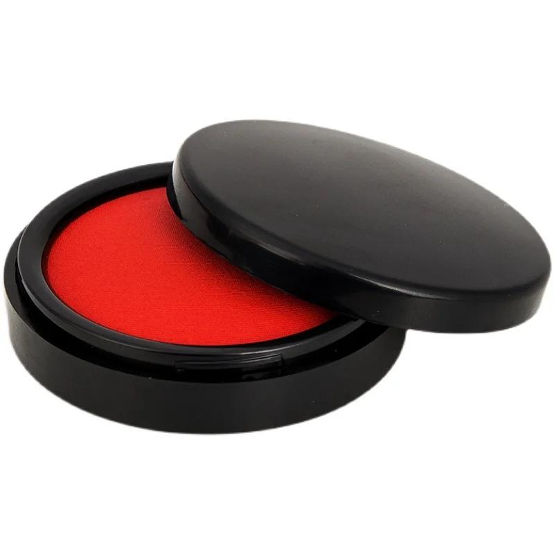 Business Stamp Pads Red Ink Pad Seal Ink Paste Office Financial Personal Fingerprint Portable Ink Pad Inkpads for Stamp Seals