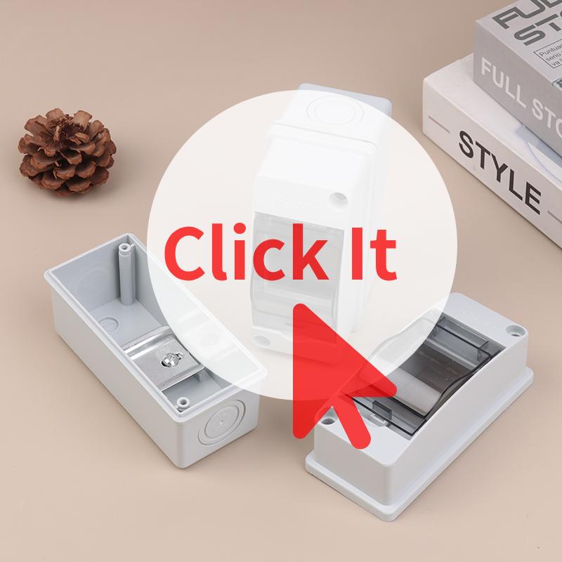 

2/1Pcs Power Distribution Protection Box Circuit Breaker Box Waterproof Distribution Box For Hotel Workshop Power Stations 1pc