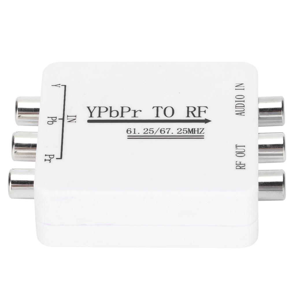 o Signal Adapter Mini YPbPr to RF Single Wire Transmission Converter for Long Distance Single