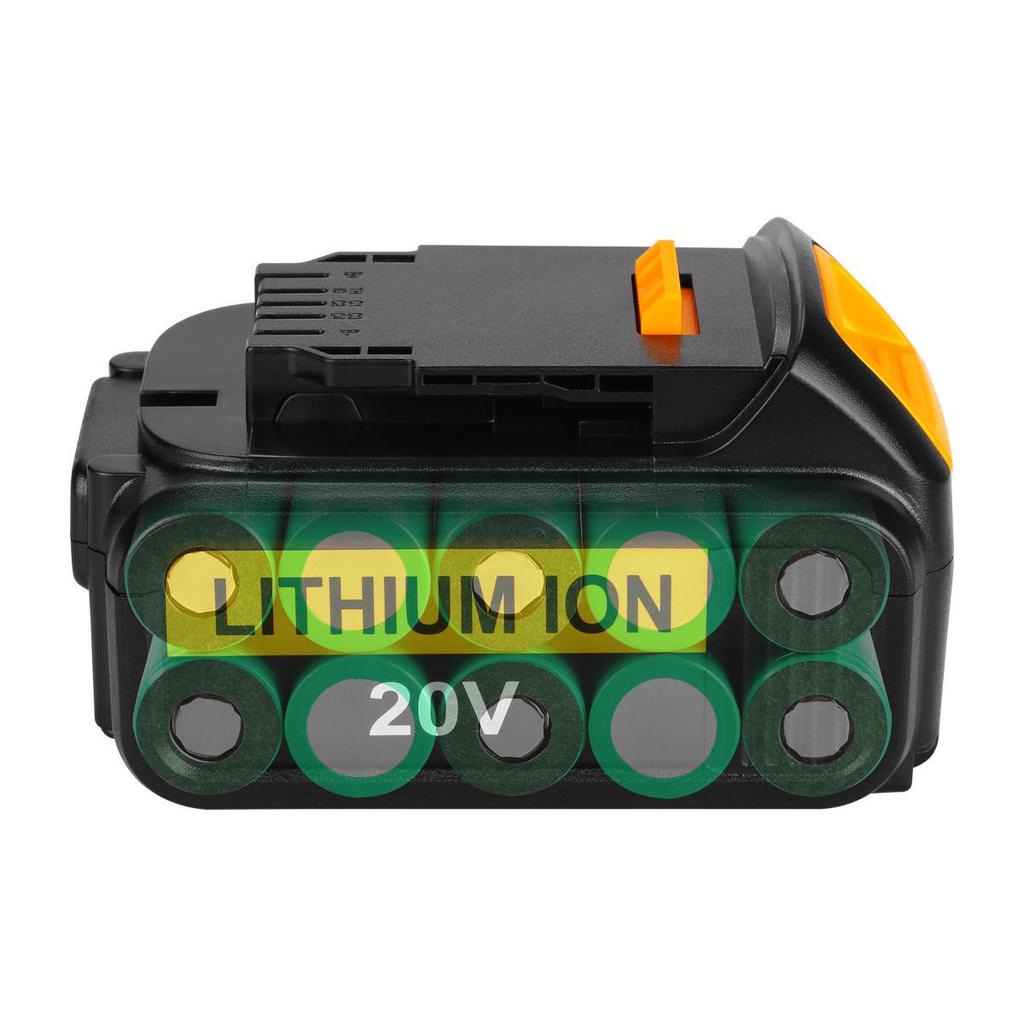 Compatible with Dewalt 20V Battery DCB200/DCB205, Long Life Lithium Battery 