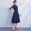 Evening Dress New Spring Party Dinner Small Dress Dress Party Medium and Long Slim Fit