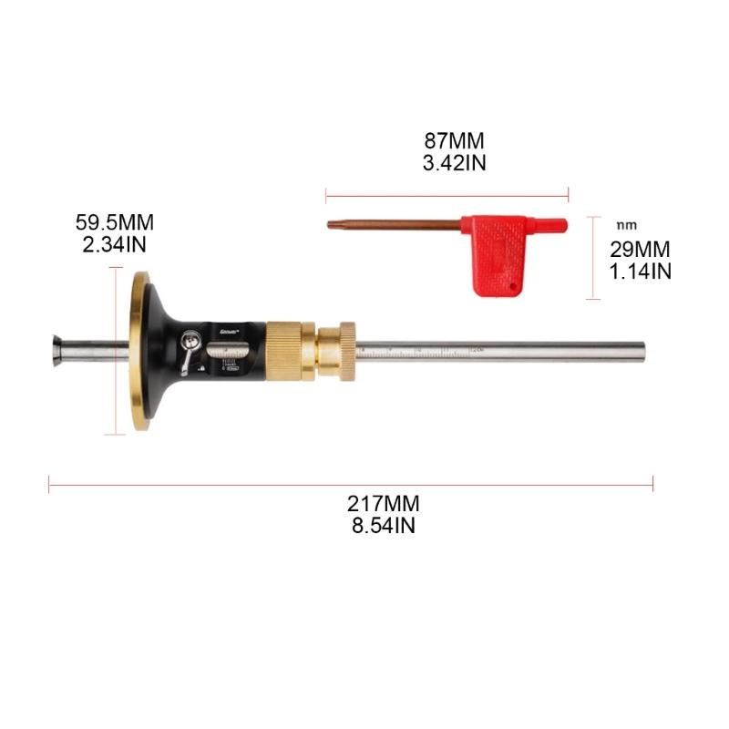 European Precision Scriber with Automatic Fine-Tuning and Depth Measurement - Professional Alloy Line Scribing Tool