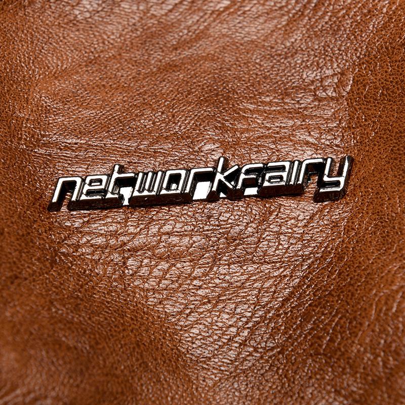 Soft Leather Backpack Women's Large Capacity Backpack Travel Bag