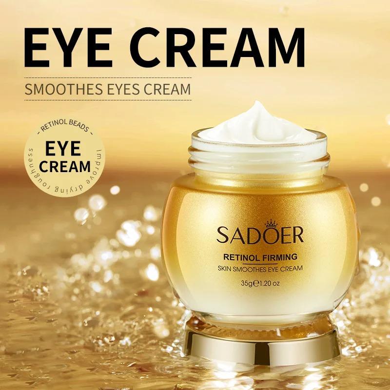 SADOER Retinol Eye Cream Reduces Dark Circles and Wrinkles Moisturizes and Tightens The Eyes, Eye Cream Korean Eye Care Product