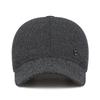 Men's Winter Velvet Warm Baseball Cap Middle-Aged and Elderly Cold-Proof Outdoor Windproof Ear Protection Cap