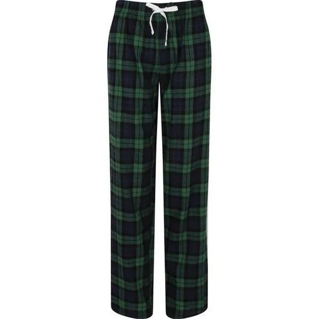 SF Womens/Ladies Tartan Lounge Pants