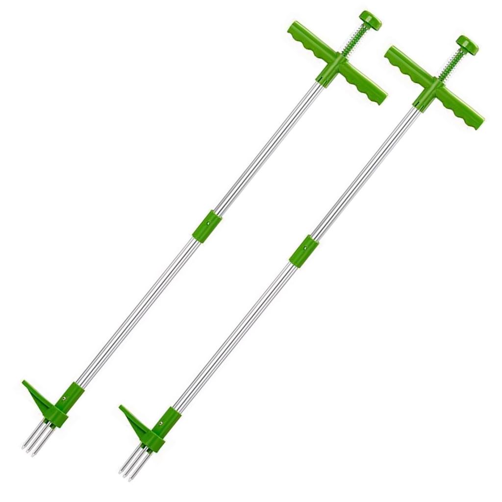 IMPACT Online Weeding Tool, Standing Weeder, Root Puller, Weeder, Weeder, Two Rakes (100cm)