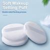 Refreshing Powder Puff  Loose Powder Honey Puff  Soft Short Hair  Dry Powder Puff  Circular Ribbon