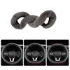 1x Winter Warm Car Steering Wheel Cover Universal 15''/38cm Elastic Accessories