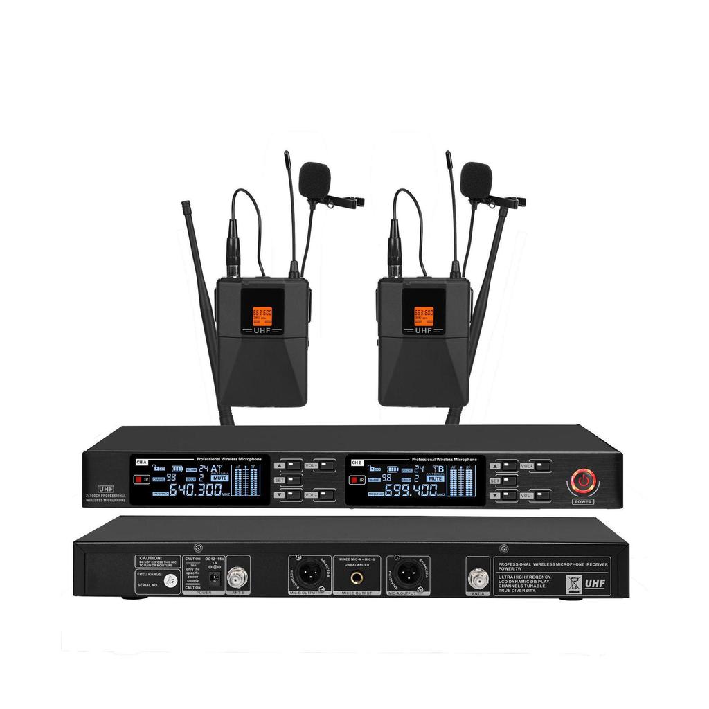 U-Band Wireless Lavalier & Headset Microphone for Conferences