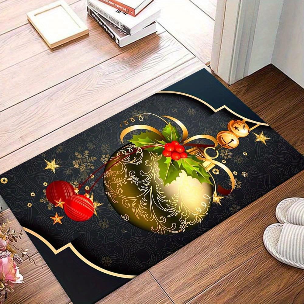 

1pc Christmas Light Ball Area Rug, Slip-Resistant, Easy-Clean, Stain-Resistant, Perfect for Cozy Living Rooms, Bedrooms, Kitchens, Offices, 60cm by 90cm